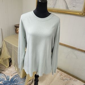 Croft & Barrow soft light gray sweater size XXL NWOT